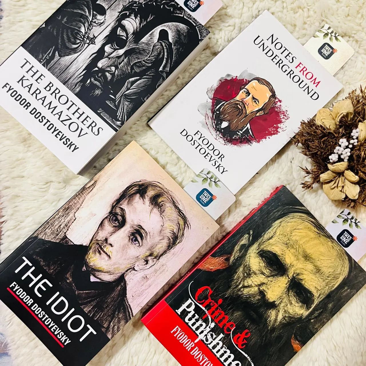The Brothers Karamazov , The Idiot, Crime and Punisghment  The Brothers Karamazov Novel by Fyodor Dostoevsky