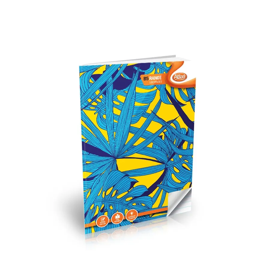 Atlas B5 Book 160Pgs (=) Single Ruled