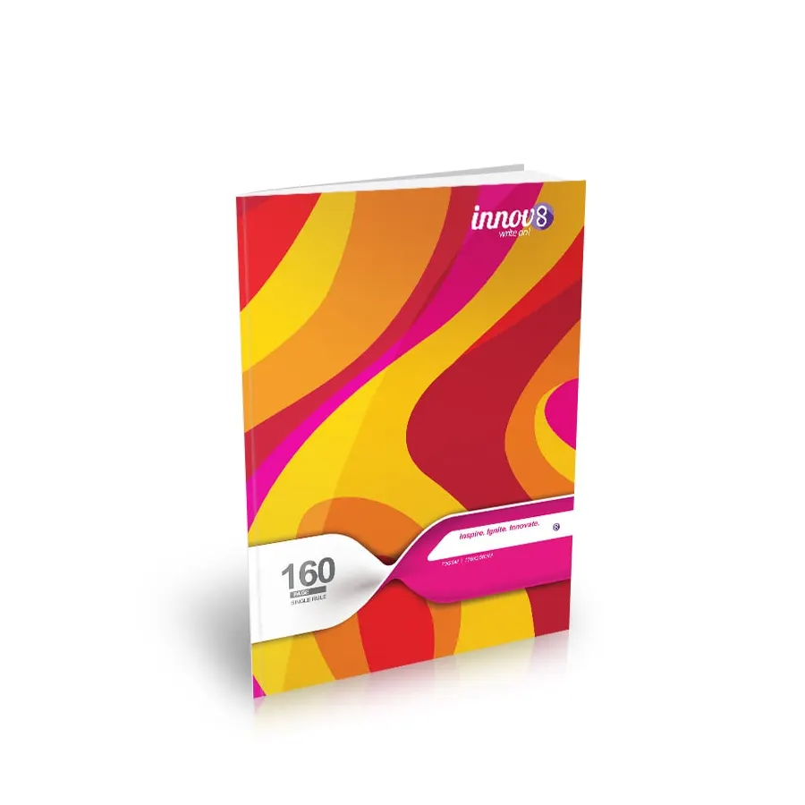 Innovate B5 Book Single Ruled 160Pgs
