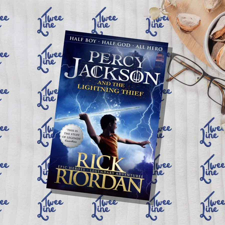Percy Jackson and the Lightning Thief by Rick Riordan, front cover