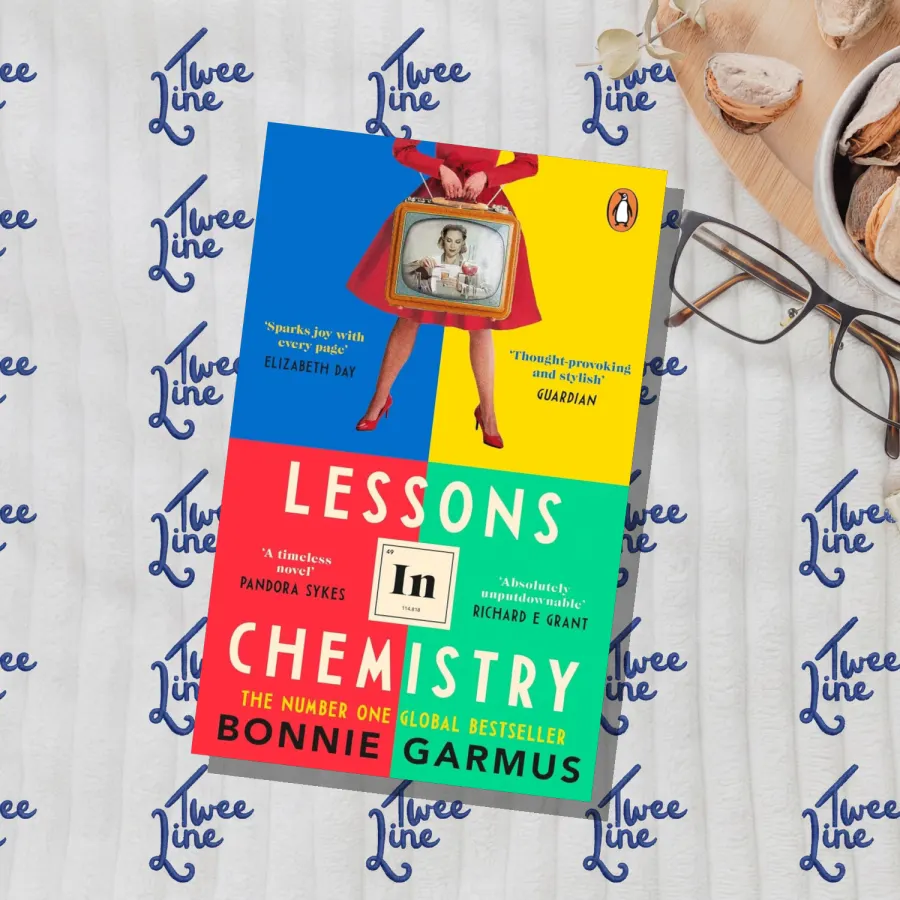 Lessons in Chemistry (Penguin Transworld) by Bonnie Garmus, front cover