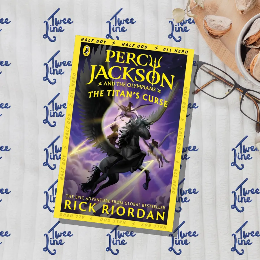 Percy Jackson and the Titan's Curse by Rick Riordan, front cover