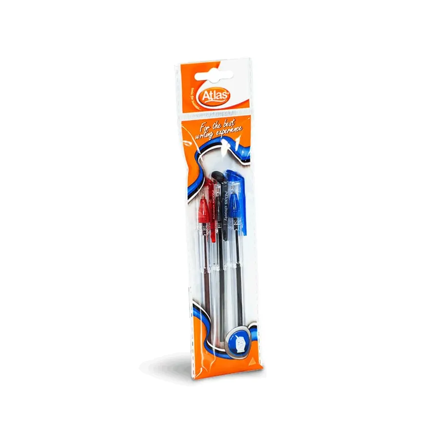 Atlas Pen Chooty Assorted – Pack of 3