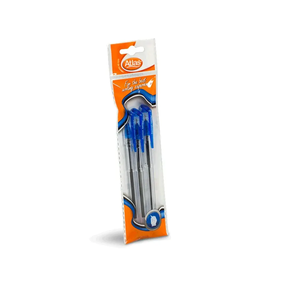 Atlas Pen Chooty Blue – Pack of 3