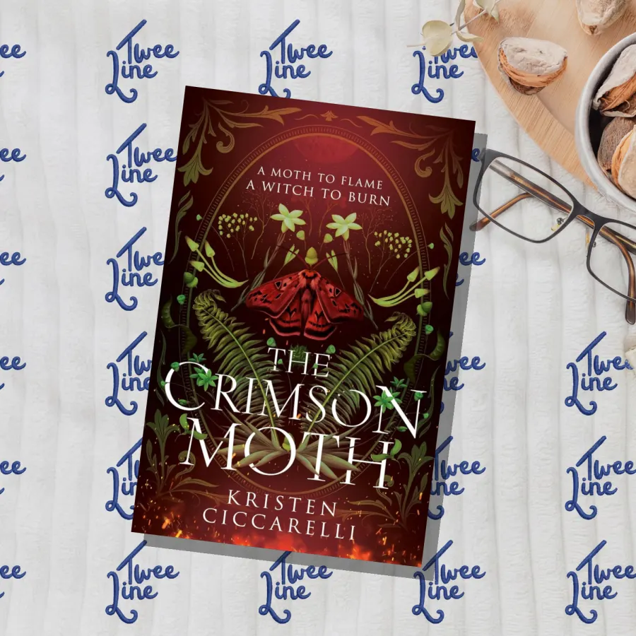 The Crimson Moth (Hardcover) by Kristen Ciccarelli, front cover