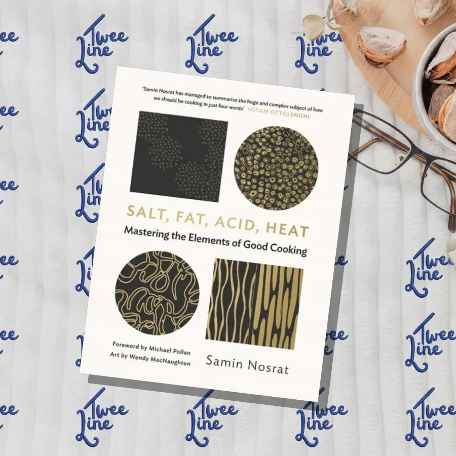 Salt, Fat, Acid, Heat: Mastering the Elements of Good Cooking by Samin Nosrat, front cover