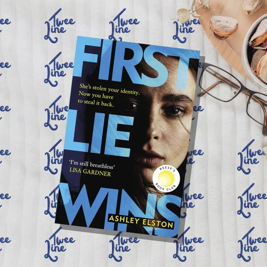 First Lie Wins (Blue Cover) by Ashley Elston, front cover