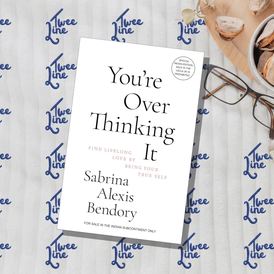 You're Overthinking It: Find Lifelong Love By Being Your True Self by Sabrina Alexis Bendory, front cover