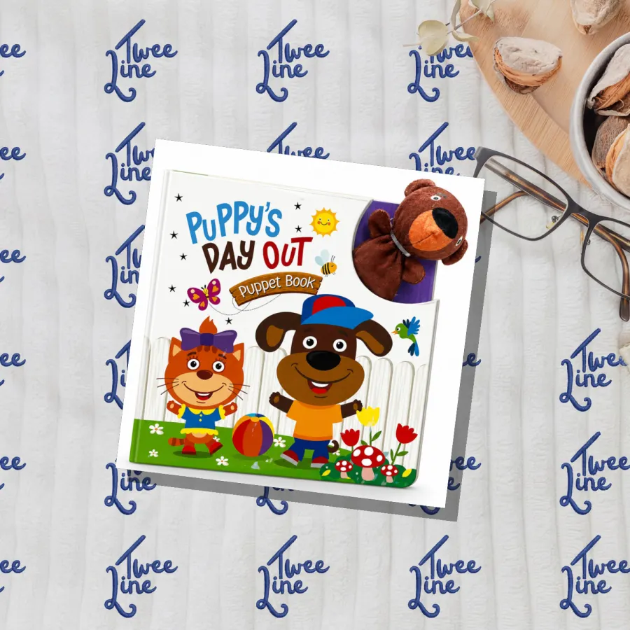 Puppy's Day Out - Puppet Book by Hello Friend Books, front cover