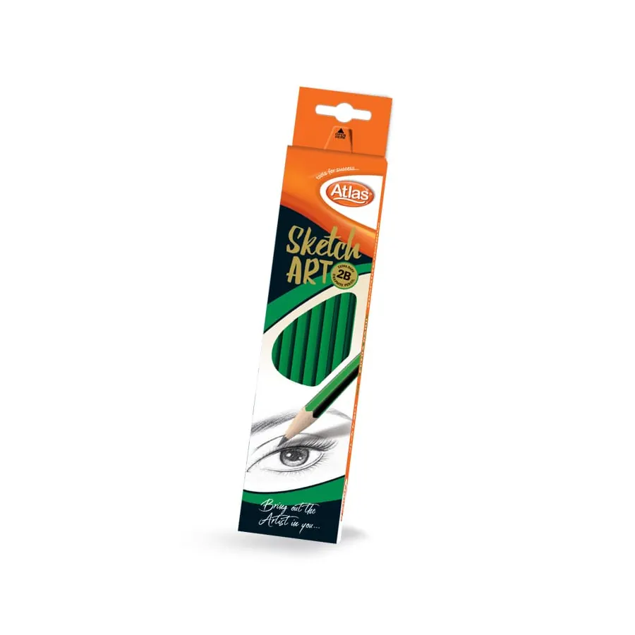 Atlas Sktch Art 2B Pencil 12Pack