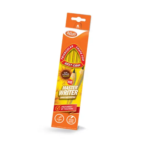 Atlas Sunflower Triangular HB Pencil 12Pack