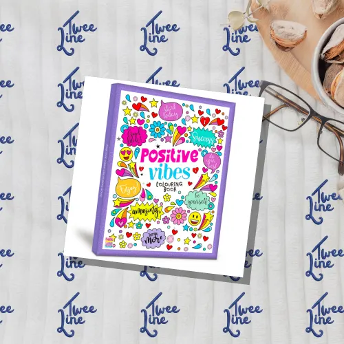 Positive Vibes Colouring Book