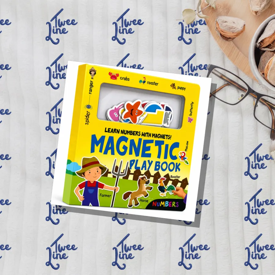 Magnetic Playbook - Learn Numbers With Magnets! by Hello Friend Books, front cover