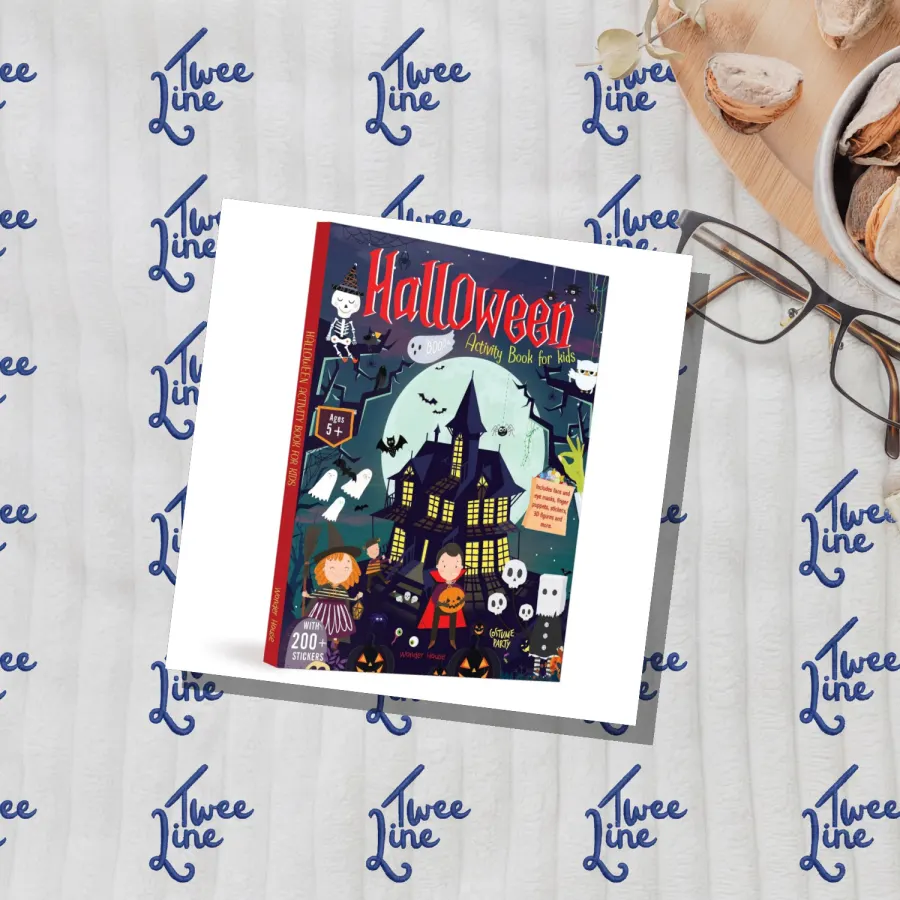 Halloween Activity Book for Kids by Wonder House Books, front cover