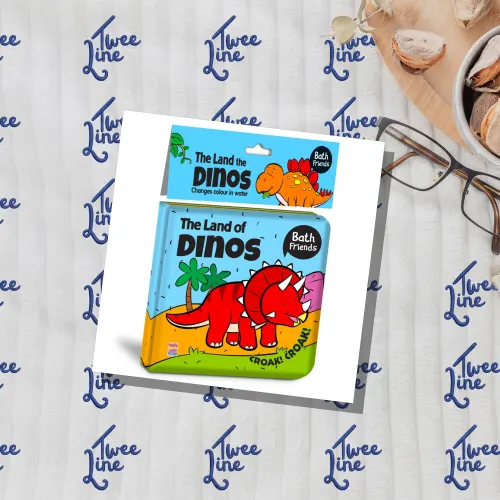 The Land of Dinos Bath Book