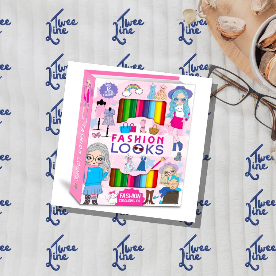 Fashion Looks - Colouring Kit by Hello Friend Books, front cover
