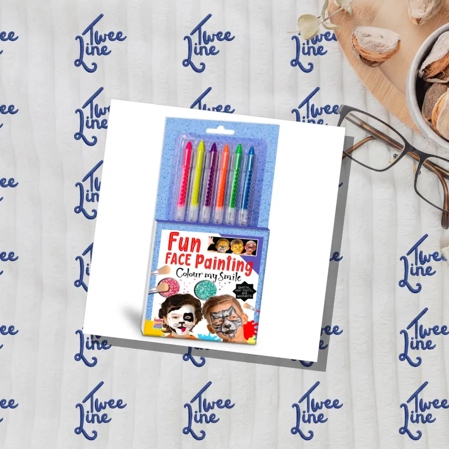 Fun Face Painting Book - Colour My Smile by Hello Friend Books, front cover