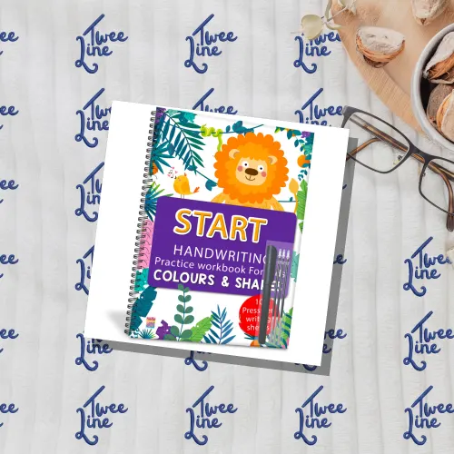 Start Handwriting Practice Workbook For Kids - Colour And Shapes