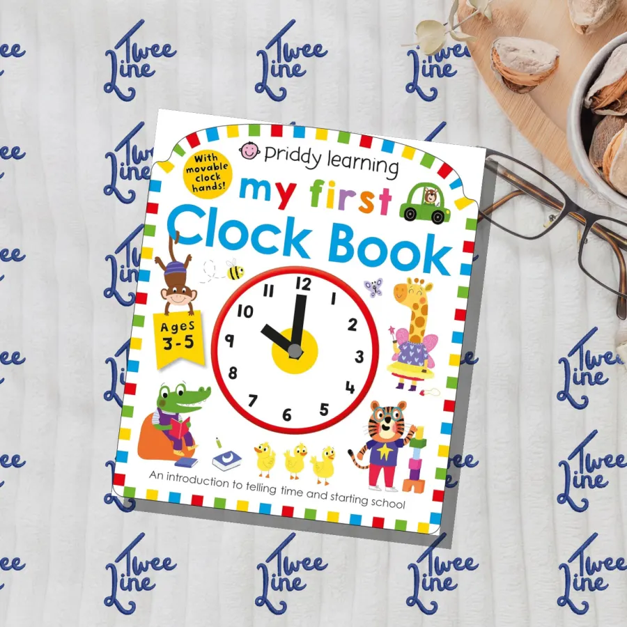 My First Clock Book: An Introduction to Telling Time and Starting School by Roger Priddy, front cover