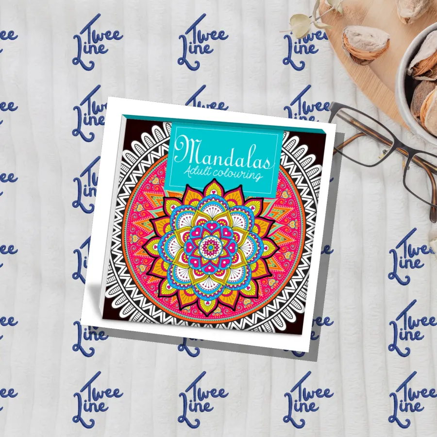 Mandalas - Adult Colouring by Hello Friend Books, front cover