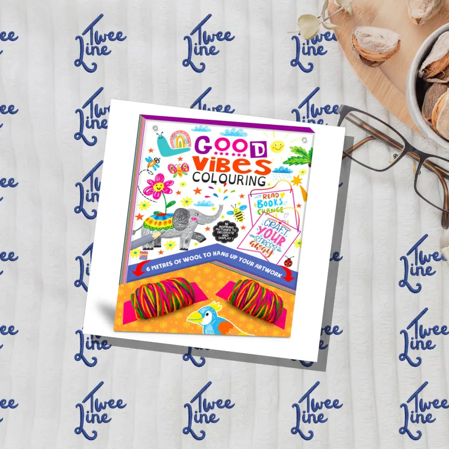 Good Vibes Colouring Book by Hello Friend Books, front cover