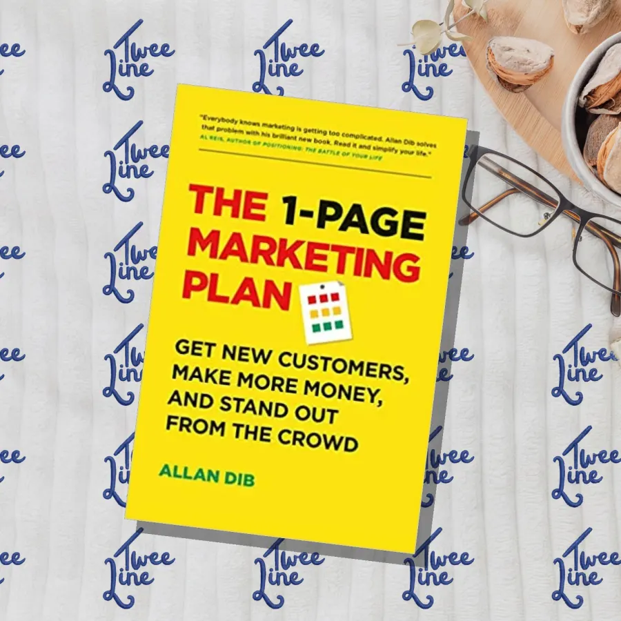 The 1-Page Marketing Plan: Get New Customers, Make More Money, And Stand out From The Crowd by Allan Dib, front cover