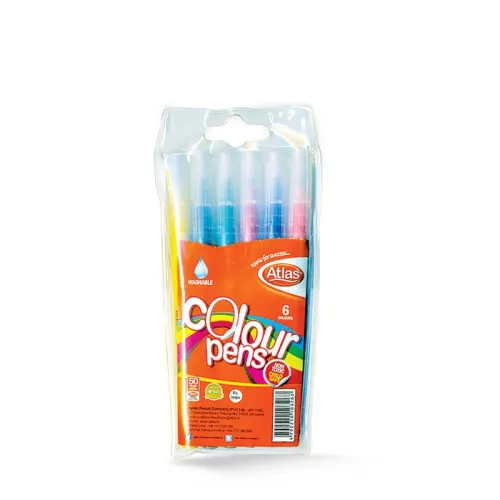 Atlas Colour Pen Wallets 6 Colours