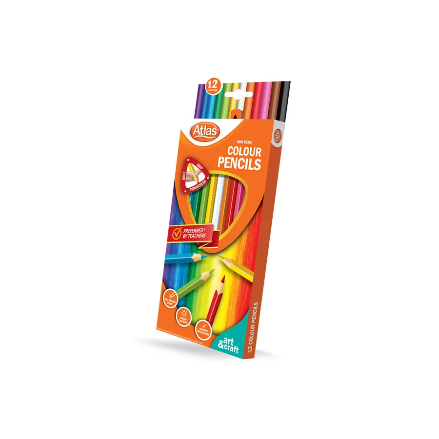 Atlas Colour pencil 12 Colours