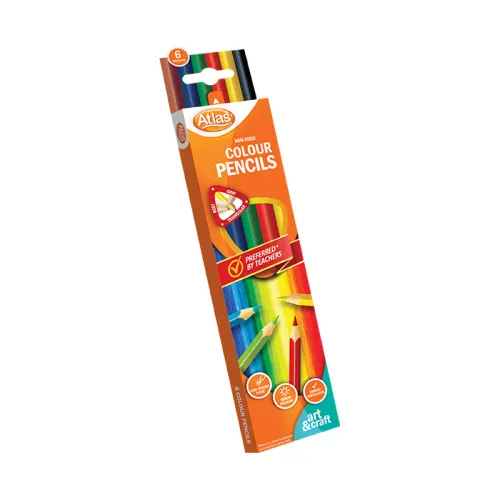 Atlas Colour pencil 6 Colours