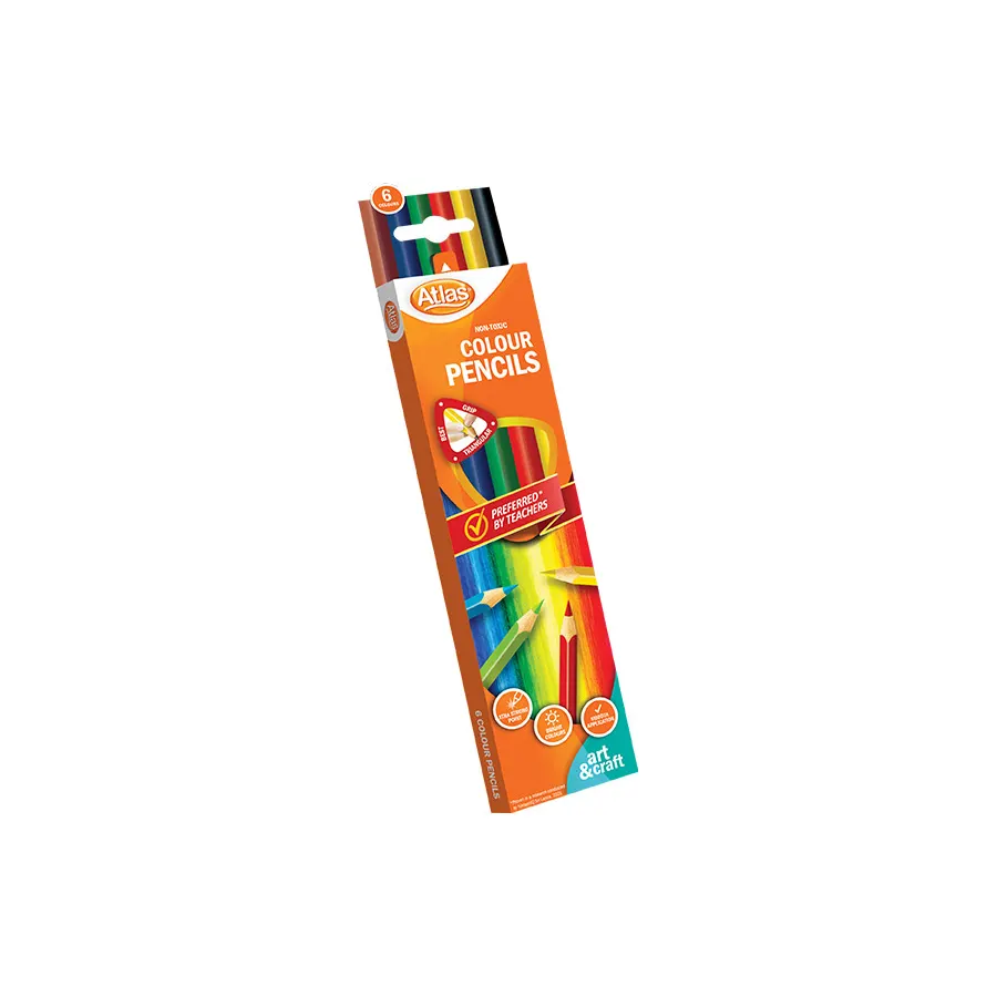 Atlas Colour pencil 6 Colours