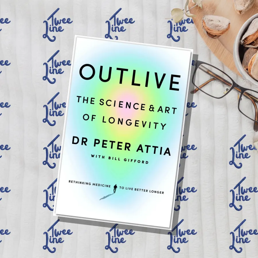 Outlive by Dr. Peter Attia, front cover