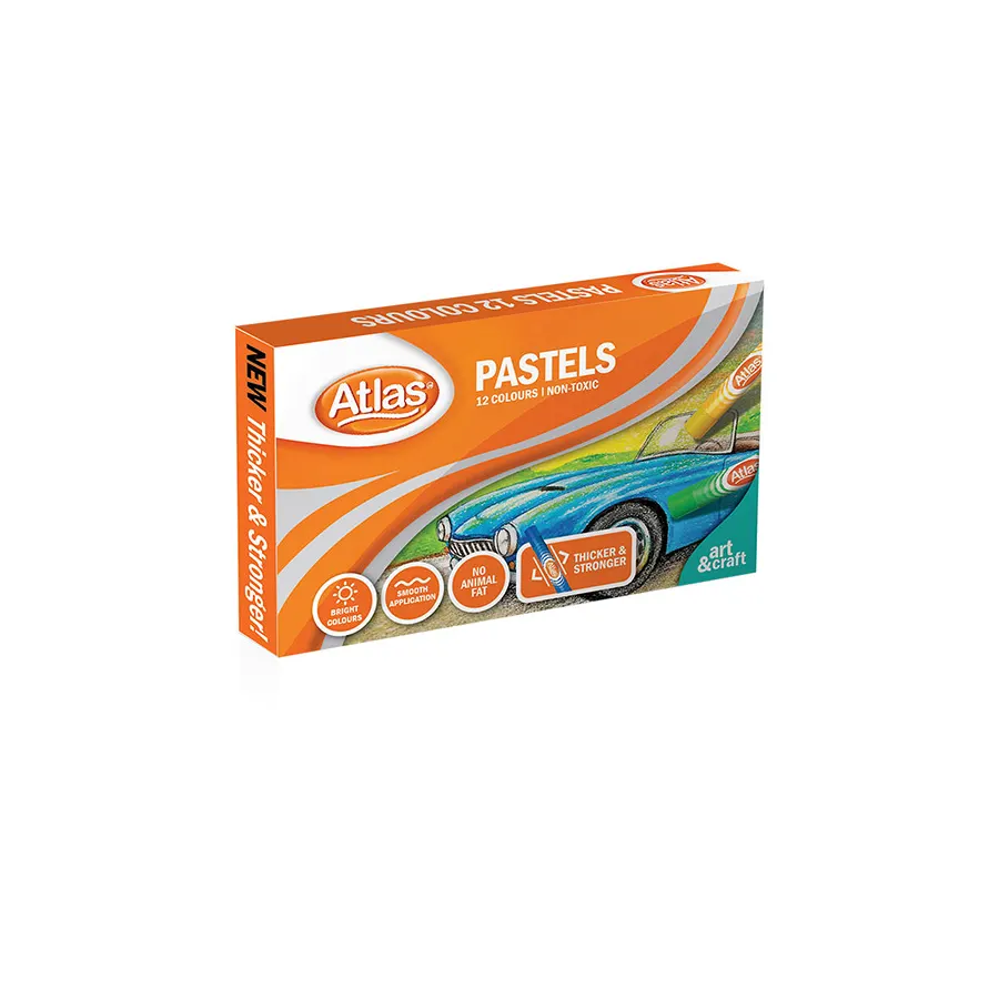 Atlas Pastel 12 Colours