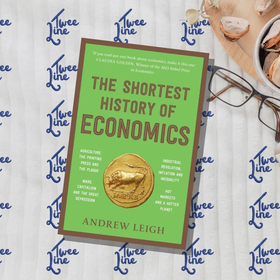 The Shortest History of Economics by Andrew Leigh, front cover