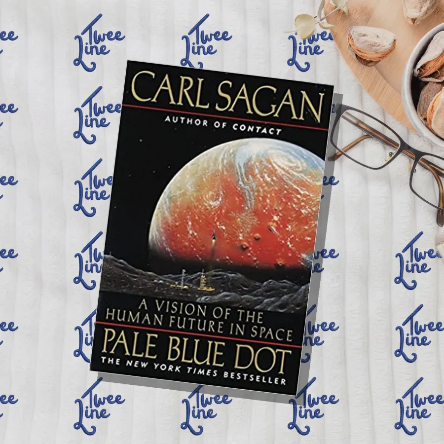 Pale Blue Dot: A Vision of the Human Future in Space by Carl Sagan, front cover