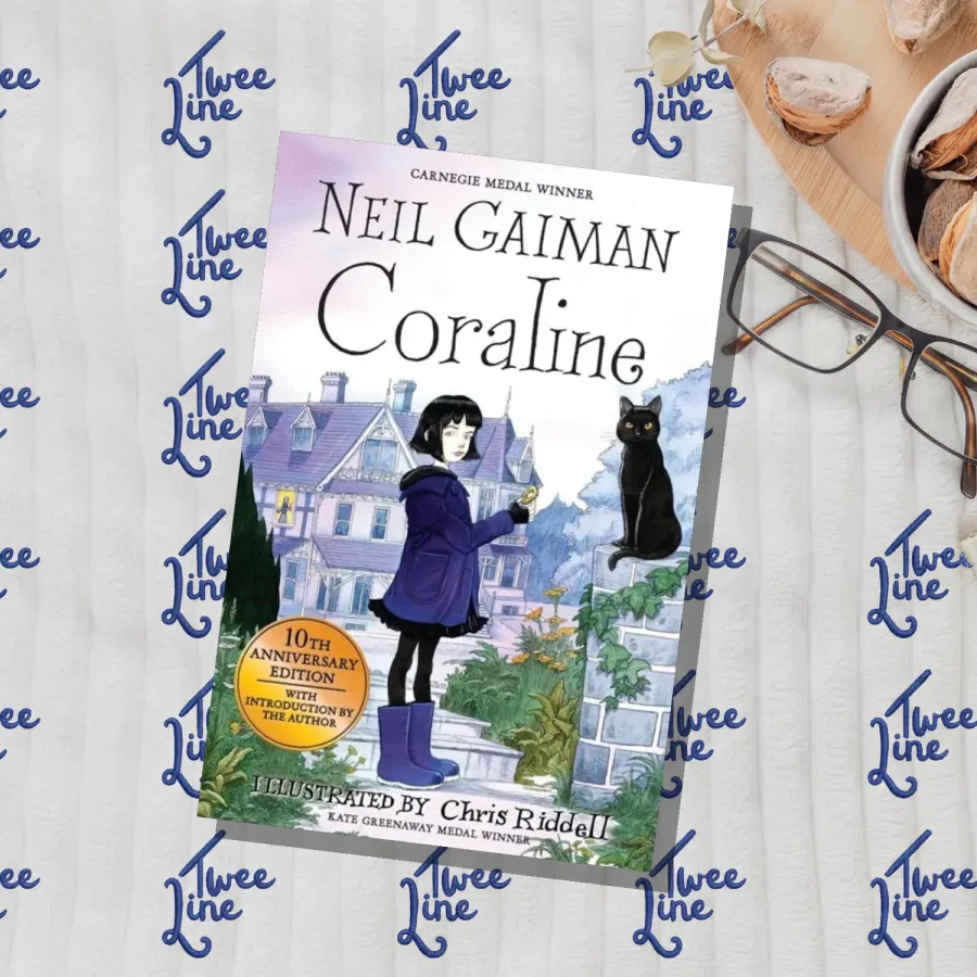 Coraline by Neil Gaiman, front cover