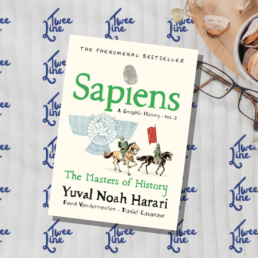 Sapiens A Graphic History, Volume 3: The Masters of History by Daniel Casanave, front cover
