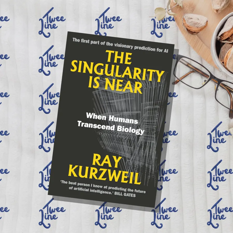 The Singularity Is Near: When Humans Transcend Biology by Ray Kurzweil, front cover