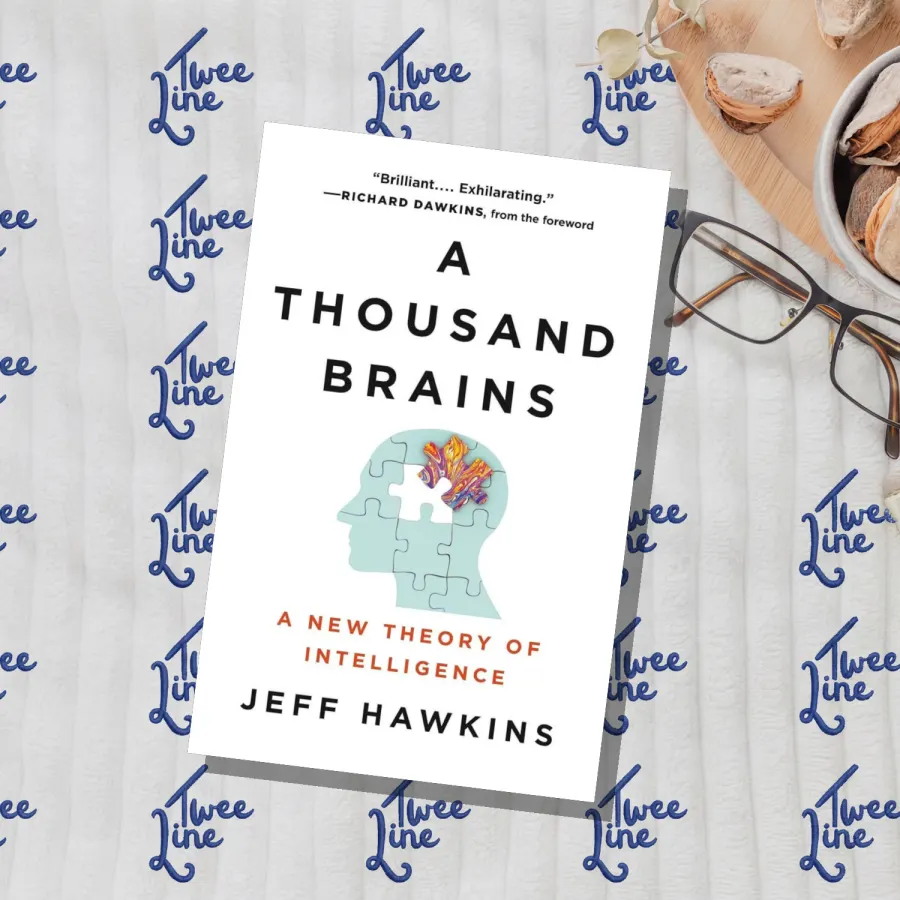 A Thousand Brains: A New Theory of Intelligence by Jeff Hawkins, front cover