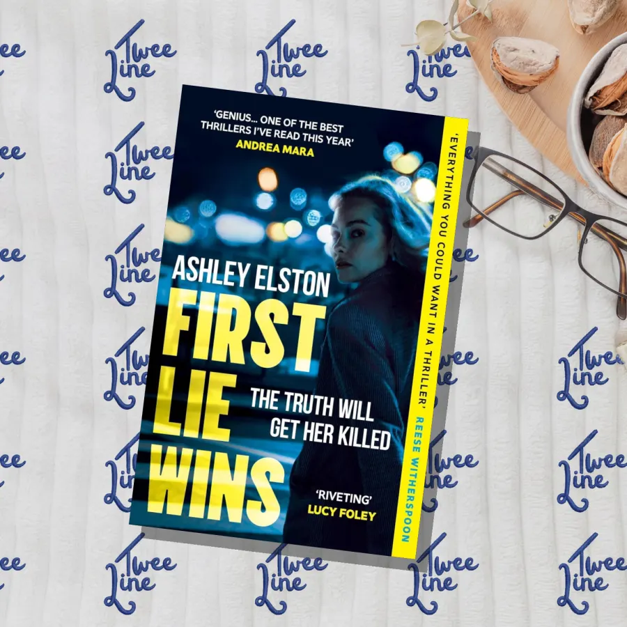 First Lie Wins (Yellow Cover) by Ashley Elston, front cover