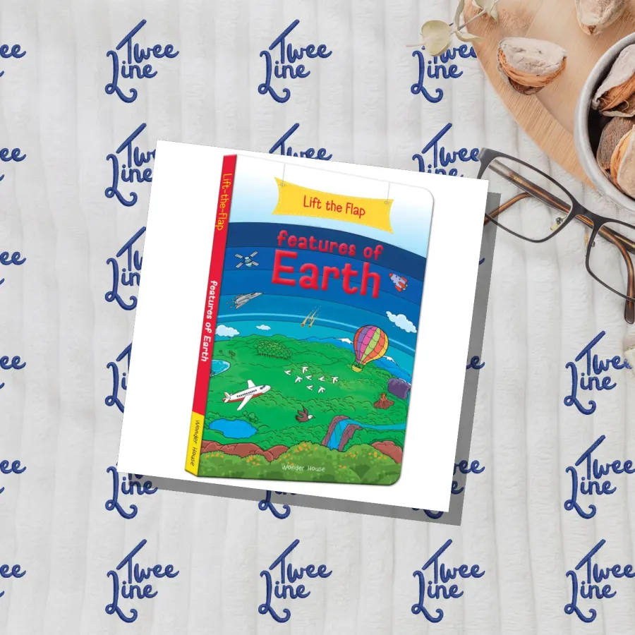Lift the Flap - Features of Earth by Wonder House Books, front cover