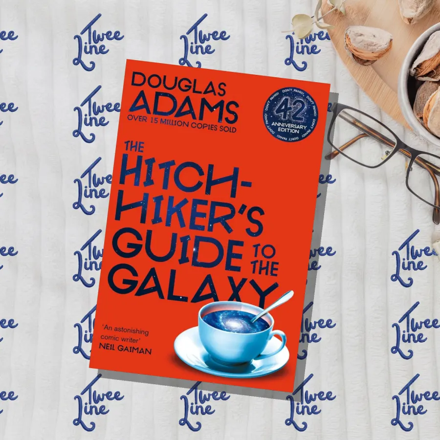 The Hitchhiker's Guide to the Galaxy by Douglas Adams, front cover