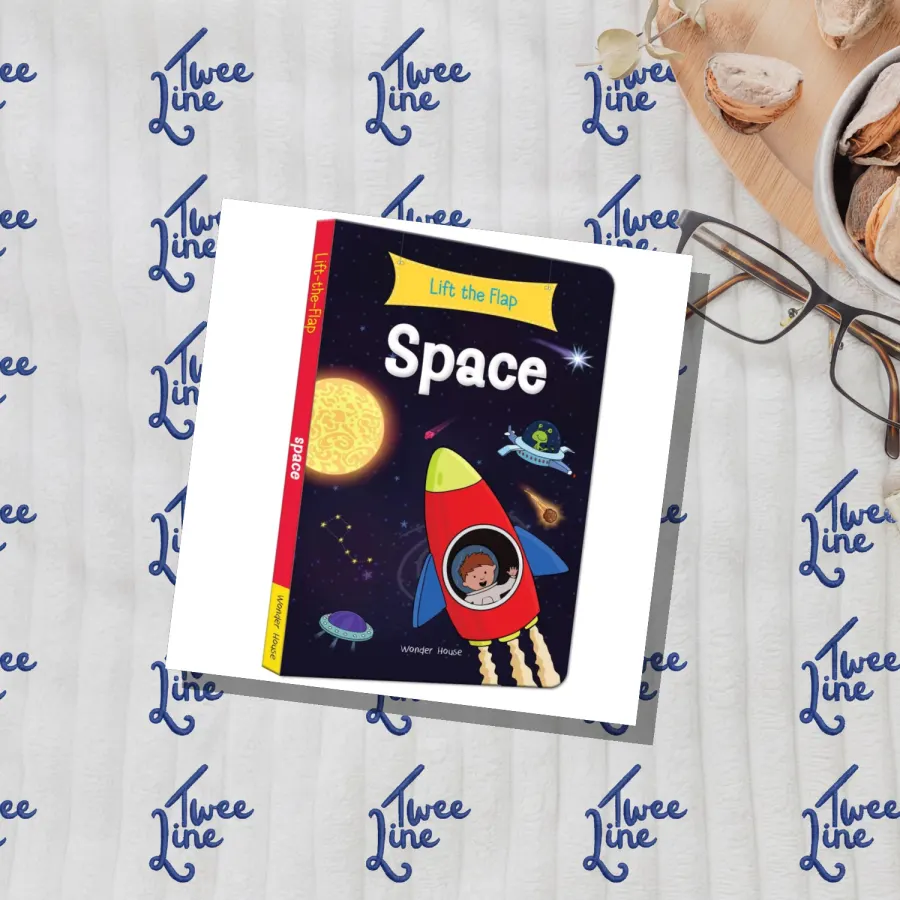 Lift the Flap - Space by Wonder House Books, front cover