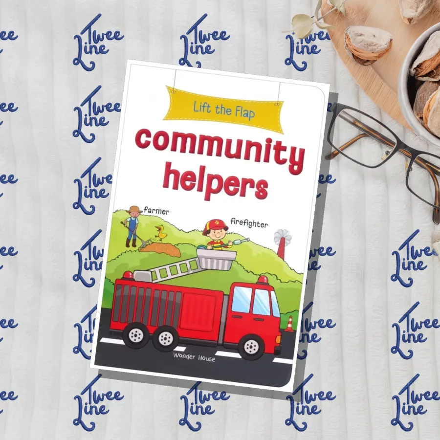 Lift the Flap - Community Helpers by Wonder House Books, front cover