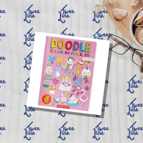 Doodle Coloring for Kids (Pink Edition)
