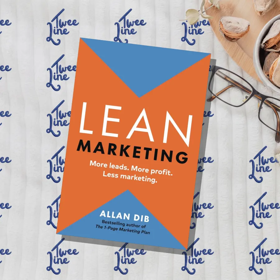 Lean Marketing by Allan Dib, front cover