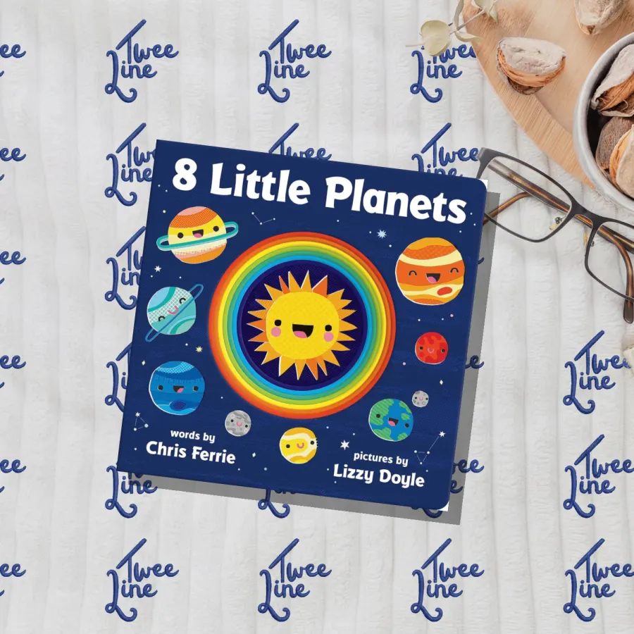 8 Little Planets by Chris Ferrie, front cover