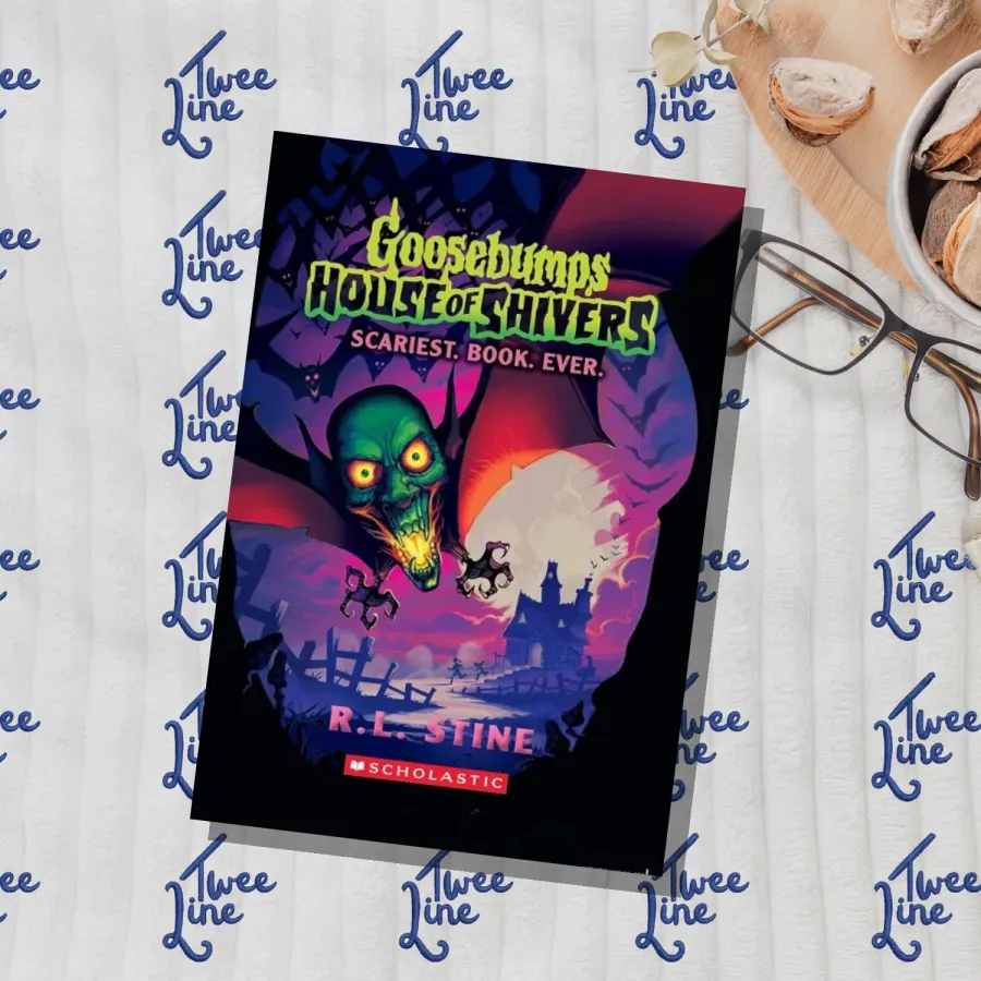 Goosebumps House of Shivers: Scariest. Book. Ever. by R.L. Stine, front cover