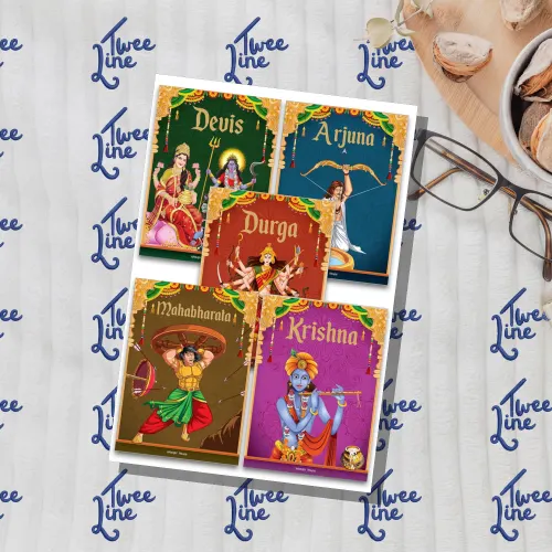 Tales from Indian Mythology - Devi, Durga, Arjuna, Mahabharta, Krishna (5 Books)