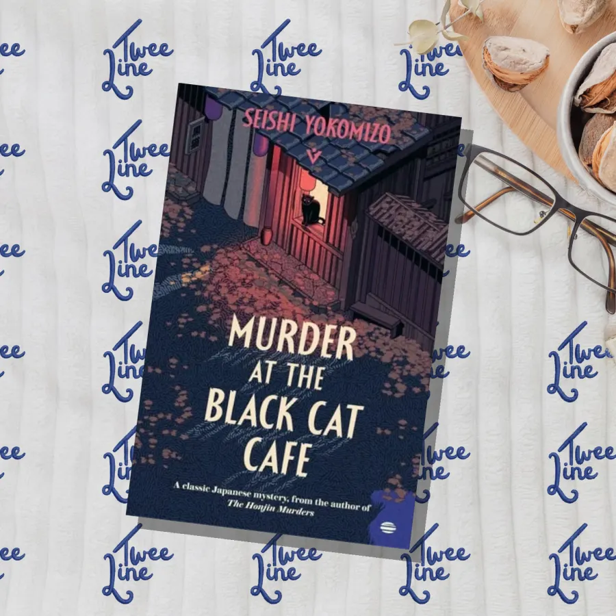 Murder at the Black Cat Cafe by Seishi Yokomizo, front cover