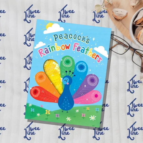 Peacock's Rainbow Feathers